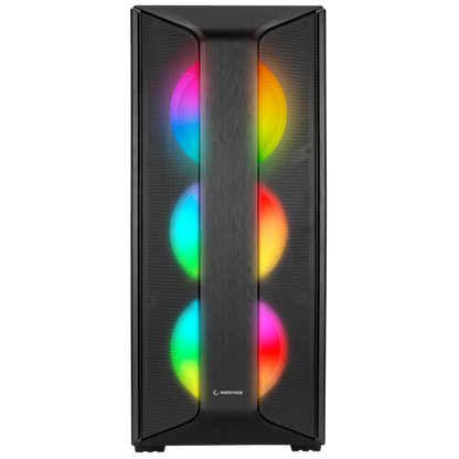 SAILOR Temperli Camlı 600W 80+ BRONZE Siyah ATX Mid-T Gaming Oyuncu Kasası - Rampage
