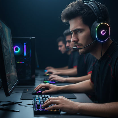 RGB 7.1 Oyuncu Kulaklığı-Siyah