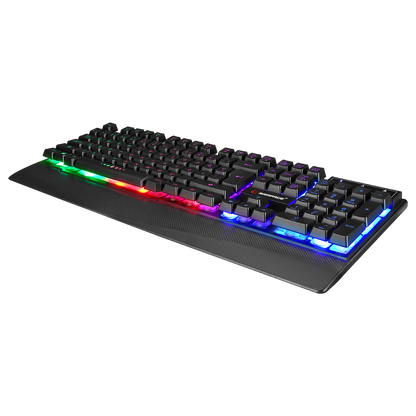 KB-R66 BUBBLE USB Gökkuşağı Aydınlatmalı Q Multimedia Gaming Klavye - Rampage
