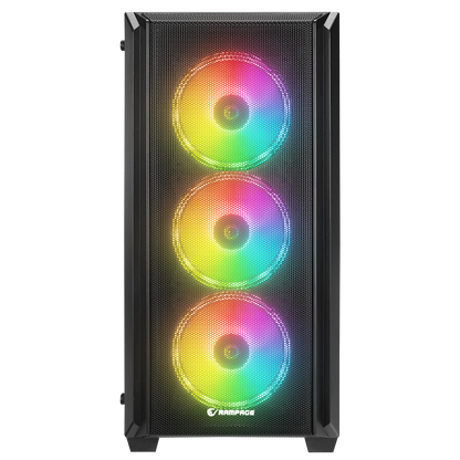 ELYSIAN MESH 750W 80 Plus Bronze Temperli Camlı Mid-T Siyah Oyuncu Kasası
