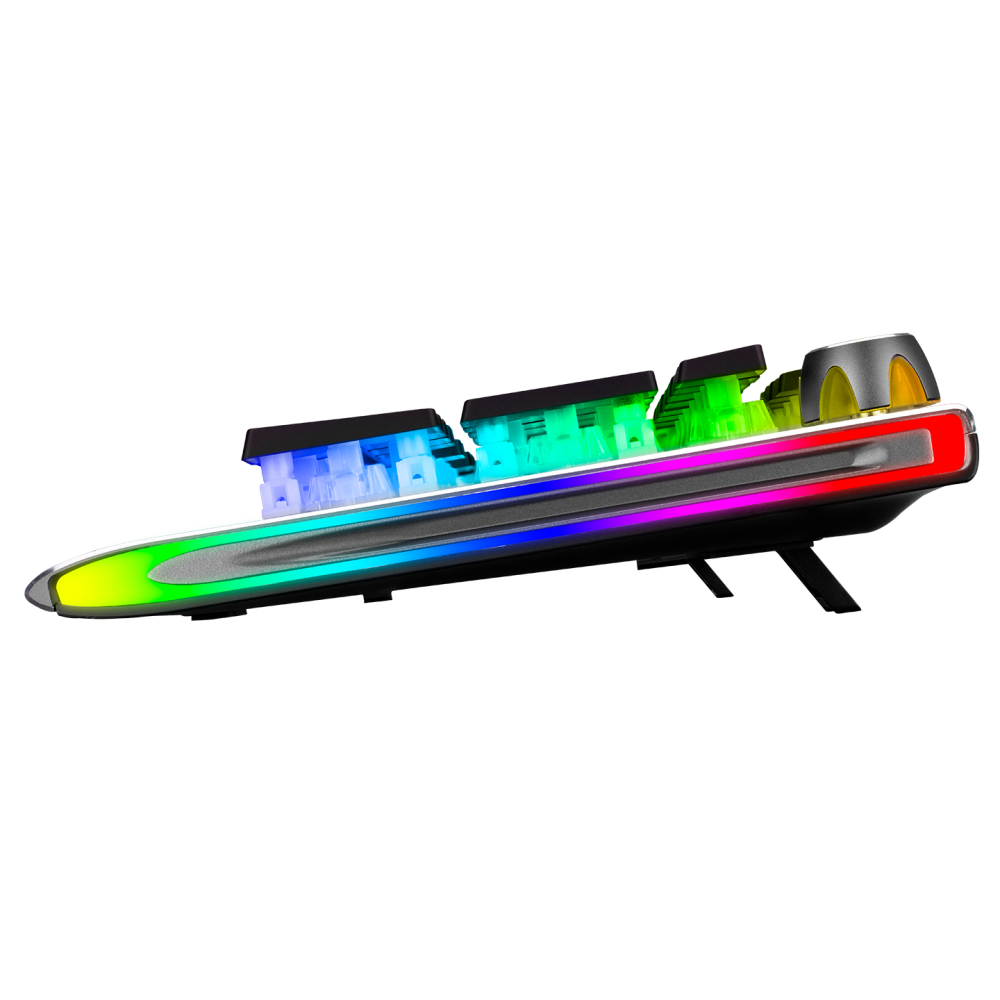KB-R210 FAVORY Rainbow Aydınlatmalı Kristal Red Switch Mekanik Gaming Oyuncu Klavyesi