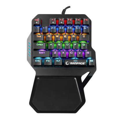 KB-R77 PALM USB Rainbow Backlight Outemu Red Switch Mekanik 36 Tuşlu Mini Gaming Oyuncu Klavyesi - Rampage