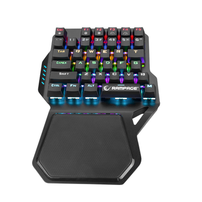 KB-R77 PALM USB Rainbow Backlight Outemu Red Switch Mekanik 36 Tuşlu Mini Gaming Oyuncu Klavyesi - Rampage