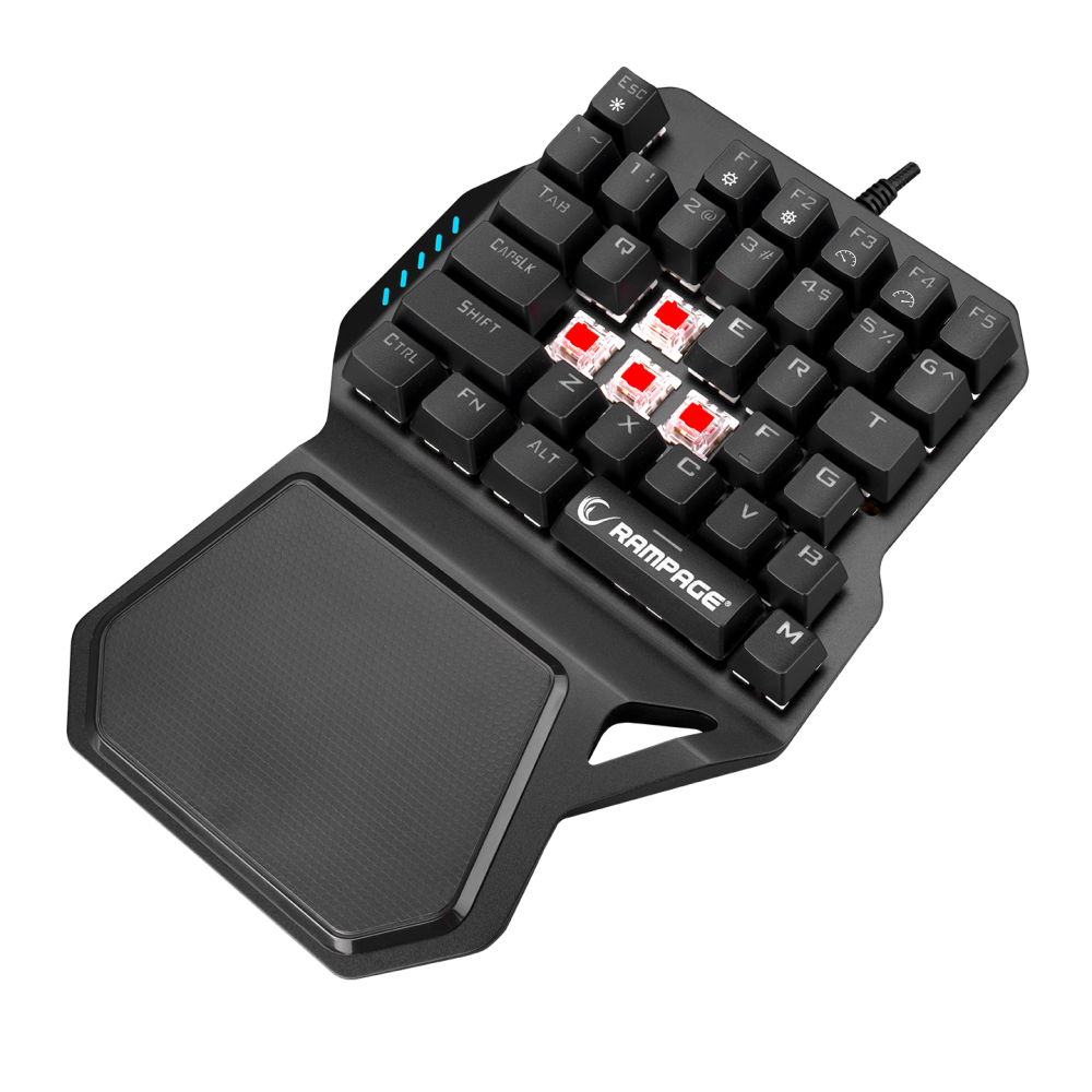 KB-R77 PALM USB Rainbow Backlight Outemu Red Switch Mekanik 36 Tuşlu Mini Gaming Oyuncu Klavyesi - Rampage