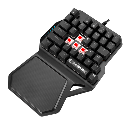 KB-R77 PALM USB Rainbow Backlight Outemu Red Switch Mekanik 36 Tuşlu Mini Gaming Oyuncu Klavyesi - Rampage