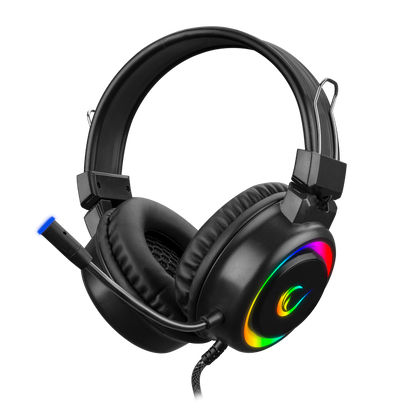SN-R10 ALQUIST 3.5mm RGB Oyuncu Kulaklığı - Siyah - Rampage