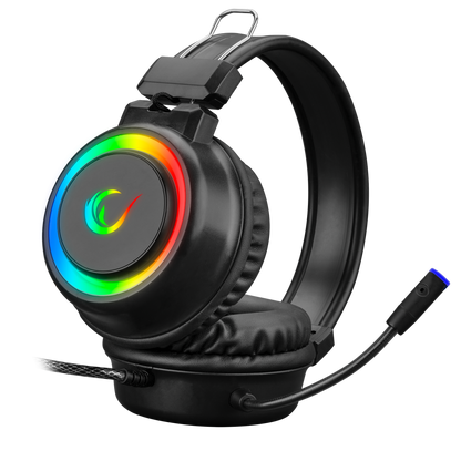 SN-R10 ALQUIST 3.5mm RGB Oyuncu Kulaklığı - Siyah - Rampage