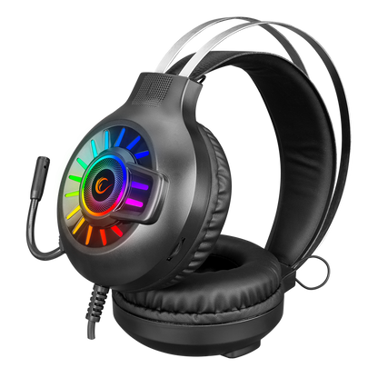 RM-K44 ZENGIBAR RGB 7.1 Oyuncu Kulaklığı - Siyah - Rampage