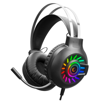 RM-K44 ZENGIBAR RGB 7.1 Oyuncu Kulaklığı - Siyah - Rampage
