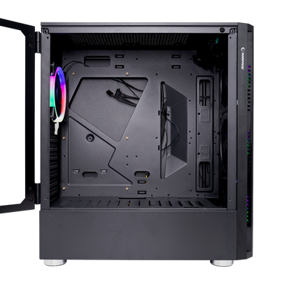 X-HORSE Tempered Glass 650W 80 Plus Bronze 4*Rainbow Fan 1*Usb 3.0 1*Usb 2.0 Gaming Kasa