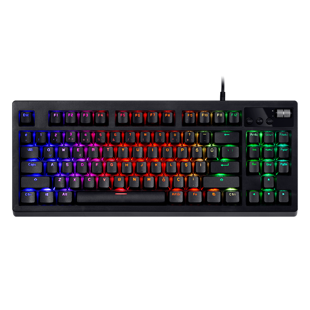 KB-R320 ARDOR FULL RGB E-Spor Blue Switch Mekanik Gaming Oyuncu Klavyesi - Rampage