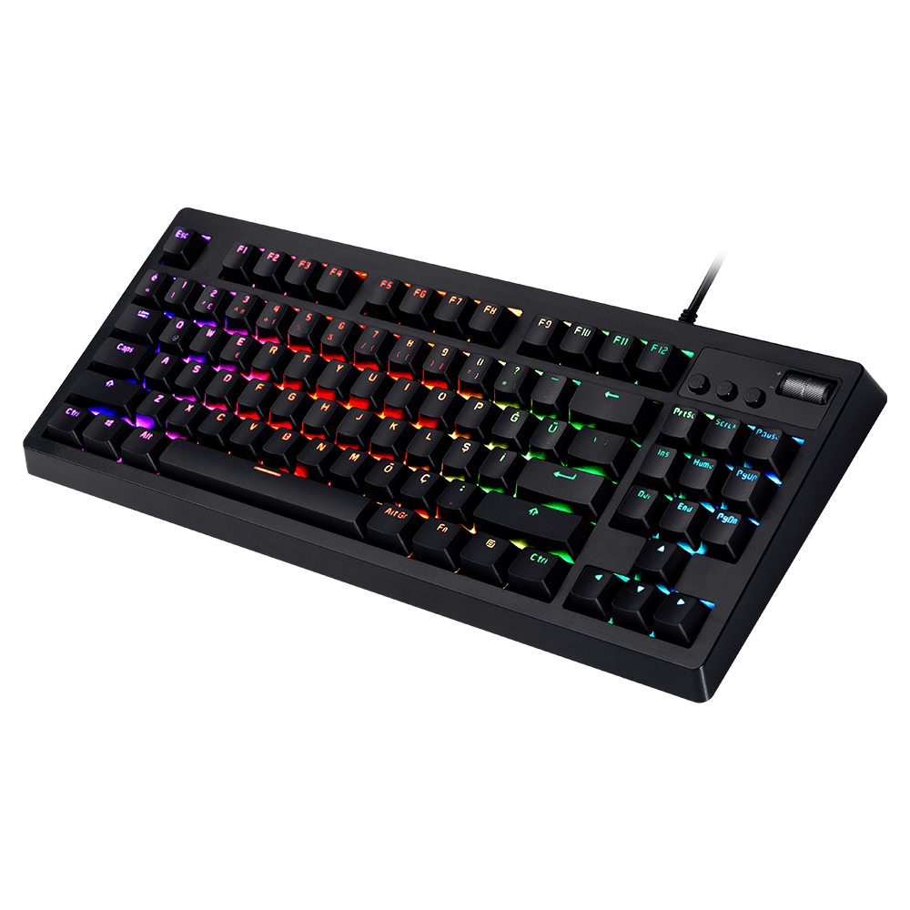 KB-R320 ARDOR FULL RGB E-Spor Blue Switch Mekanik Gaming Oyuncu Klavyesi - Rampage