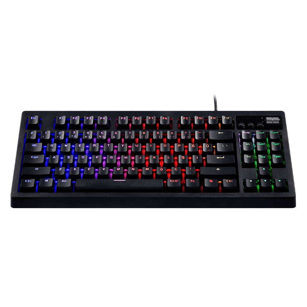 KB-R320 ARDOR FULL RGB E-Spor Blue Switch Mekanik Gaming Oyuncu Klavyesi - Rampage