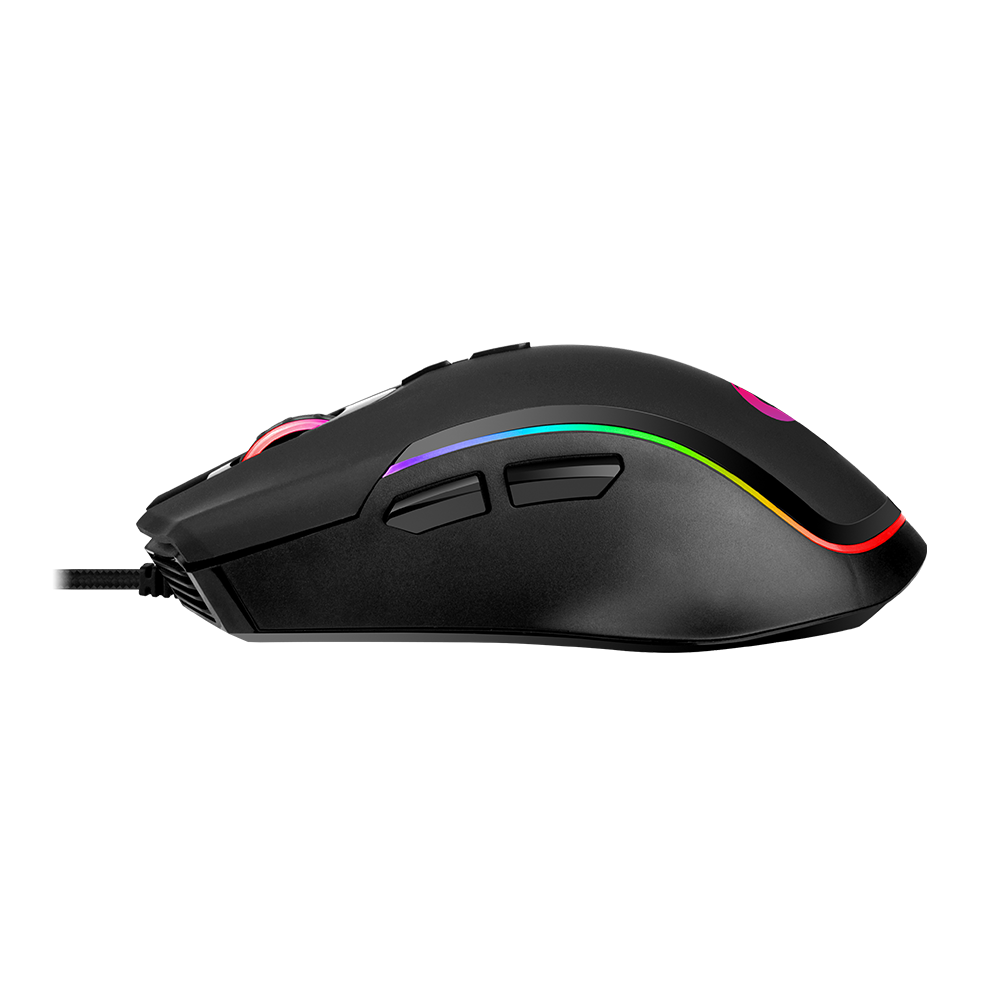 SMX-R27 VOYAGER Usb RGB Işıklı Makrolu 1200/2400/4800/7200dpi Gaming Oyuncu Mouse - Rampage