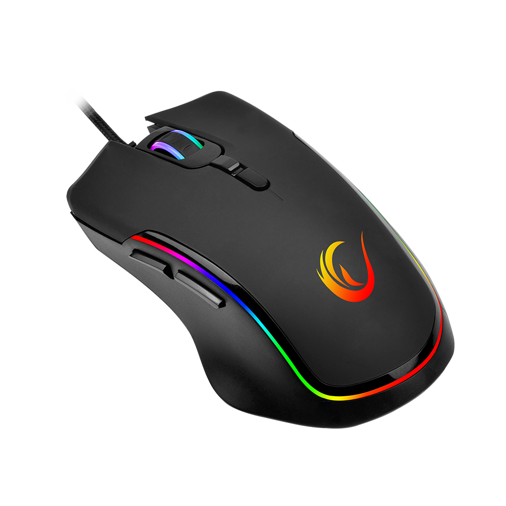 SMX-R27 VOYAGER Usb RGB Işıklı Makrolu 1200/2400/4800/7200dpi Gaming Oyuncu Mouse - Rampage
