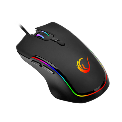 SMX-R27 VOYAGER Usb RGB Işıklı Makrolu 1200/2400/4800/7200dpi Gaming Oyuncu Mouse - Rampage