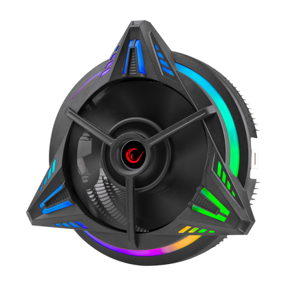 RM-C03 COOLBLADE Rainbow 43CFM 80mm Fan Intel LGA1700/AMD AM5 Uyumlu Hava Soğutmalı CPU Fan - Rampage