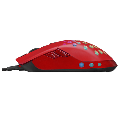 SMX-R66 ROCKET Ultra Hafif Kırmızı RGB Ledli 12000dpi Gaming Oyuncu Mouse