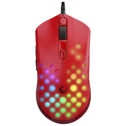 SMX-R66 ROCKET Ultra Hafif Kırmızı RGB Ledli 12000dpi Gaming Oyuncu Mouse