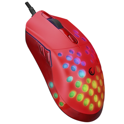 SMX-R66 ROCKET Ultra Hafif Kırmızı RGB Ledli 12000dpi Gaming Oyuncu Mouse