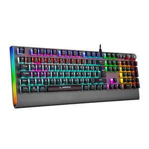 KB-R210 FAVORY Rainbow Aydınlatmalı Kristal Blue Switch Mekanik Gaming Oyuncu Klavyesi - Rampage
