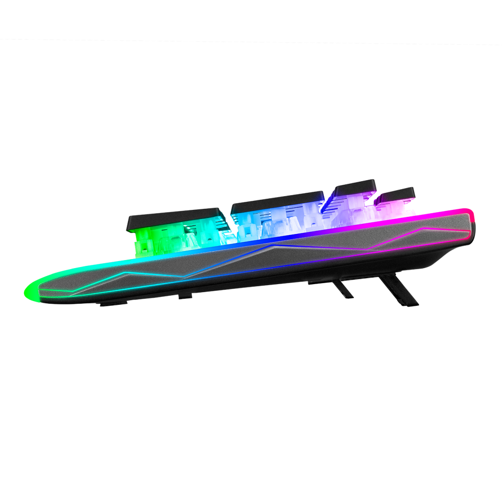 KB-R211 PRIME Rainbow Aydınlatmalı Kristal Blue Switch Mekanik Gaming Oyuncu Klavyesi - Rampage