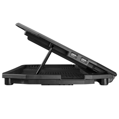 AD-RC21 X-CooL Siyah 5 Fanlı 10-18 RGB Işıklı Notebook Soğutucu Stand - Rampage