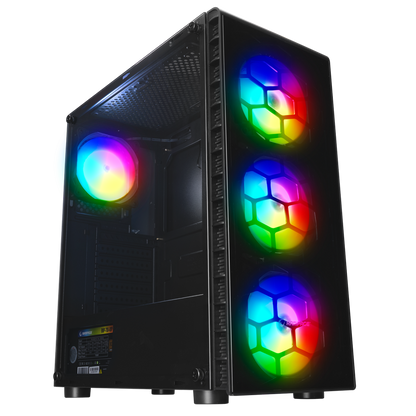 REDSKY MESH 700W 80+ BRONZETemperli Camlı Mid-T Gaming Oyuncu Kasası