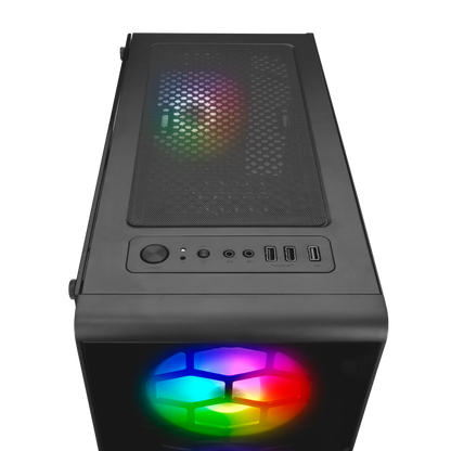 REDSKY MESH 700W 80+ BRONZETemperli Camlı Mid-T Gaming Oyuncu Kasası