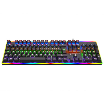 BYGAME-K1 RGB Led Frame Rainbow Mekanik Red Switch Gaming Oyuncu Klavyesi - Rampage