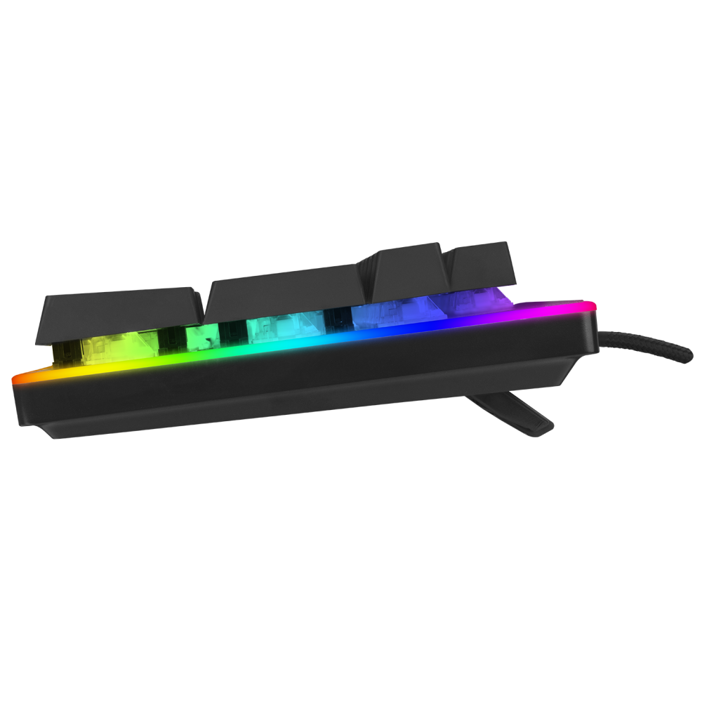 BYGAME-K1 RGB Led Frame Rainbow Mekanik Red Switch Gaming Oyuncu Klavyesi - Rampage