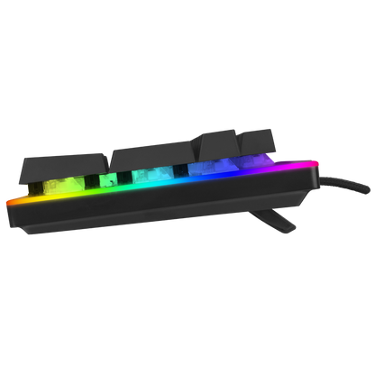 BYGAME-K1 RGB Led Frame Rainbow Mekanik Red Switch Gaming Oyuncu Klavyesi - Rampage