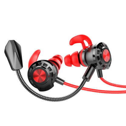 RM-K36 PROUD 3,5mm Gaming Kırmızı Kulak İçi Mikrofonlu Kulaklık - Rampage