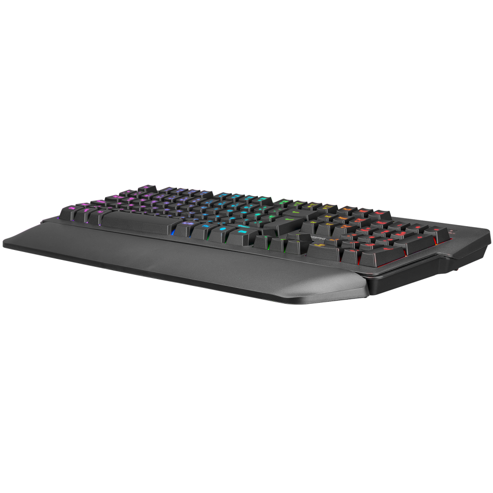 KB-R62 CLASSY RGB Aydınlatmalı Makrolu Bileklik Destekli Gaming Oyuncu Klavyesi - Rampage