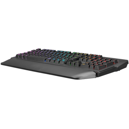 KB-R62 CLASSY RGB Aydınlatmalı Makrolu Bileklik Destekli Gaming Oyuncu Klavyesi - Rampage