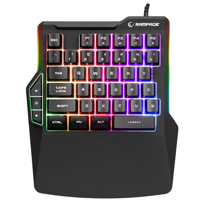KM-R92 CHEAT-X USB Mini Klavye+Mouse+Switch Combo Gaming Oyuncu Klavye Mouse Set - Rampage