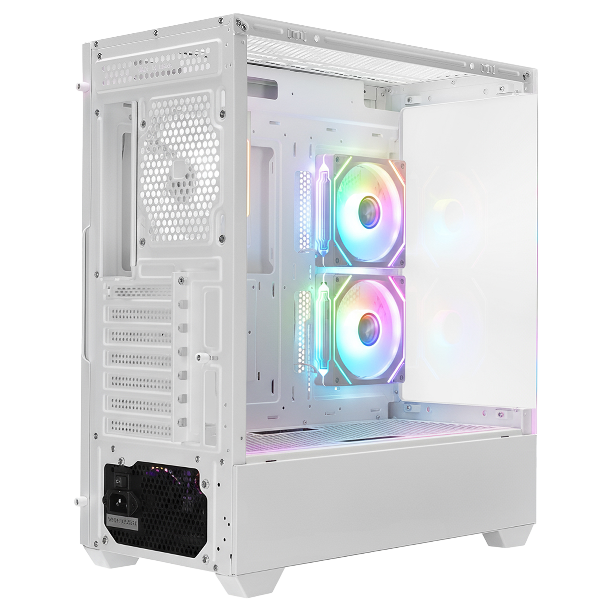 750W 80 Plus Bronze Temperli Cam 3x12cm RGB Fan 1xUsb 3.0 2xUsb 2.0 Oyuncu Kasası