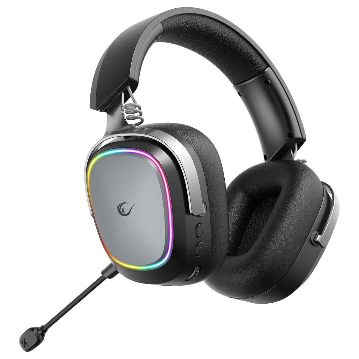 Retsu 2.4G+ Bluetooth Fabric and Leather Protein Earpad Gaming Headset ...