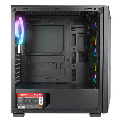 SAILOR Siyah 650W 80 Plus Bronze  ATX Mid-T Gaming Oyuncu Kasası