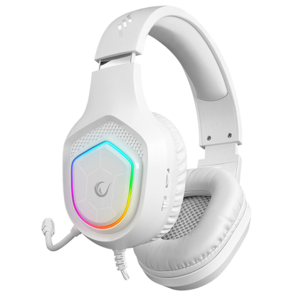 RM-K90 VECTOR RGB 3.5mm Oyuncu Kulaklığı - Beyaz - Rampage
