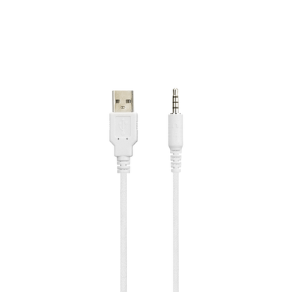 RM-K90 VECTOR RGB 3.5mm Oyuncu Kulaklığı - Beyaz - Rampage