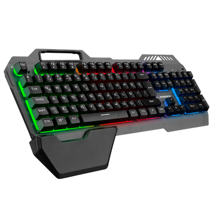 KB-R132 FALCON-X Gri USB Led Aydınlatmalı Q Gaming Klavye