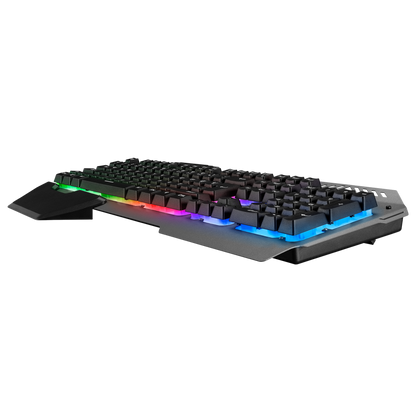KB-R132 FALCON-X Gri USB Led Aydınlatmalı Q Gaming Klavye