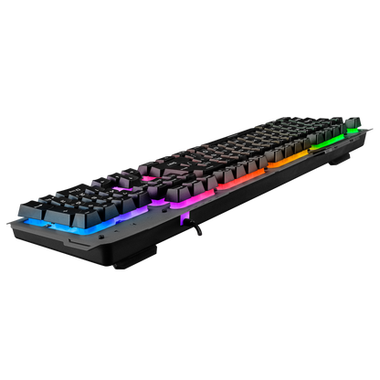KB-R132 FALCON-X Gri USB Led Aydınlatmalı Q Gaming Klavye