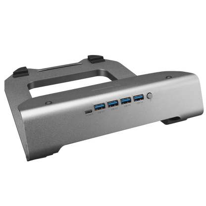 ADS-T6U RAMP 4 Adet USB 3,0 HUB ile RGB Işıklı Alüminyum Dizüstü Bilgisayar Standı - Rampage
