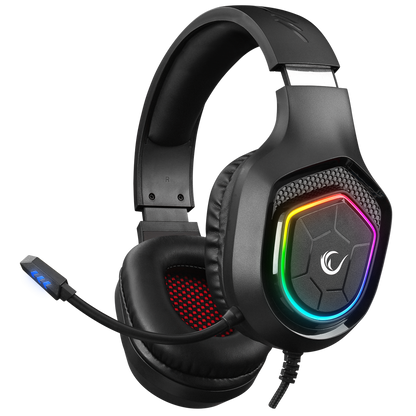 RM-K90 VECTOR RGB 3.5mm Oyuncu Kulaklığı - Siyah