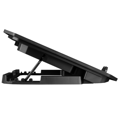 AD-RC44 SNOW Siyah 2 Fanlı LCD Göstergeli 15-17 Notebook Soğutucu Stand - Rampage