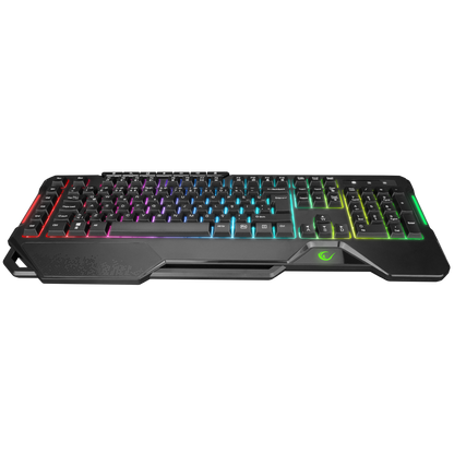 KB-R121 CRYPTO Siyah Usb RGB Aydınlatmalı Membrane Q Makrolu Gaming Oyuncu Klavye - Rampage