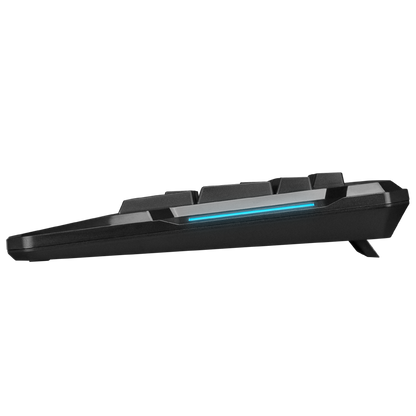 KB-R121 CRYPTO Siyah Usb RGB Aydınlatmalı Membrane Q Makrolu Gaming Oyuncu Klavye - Rampage