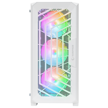 SPEAR 750W 80+ BRONZE Beyaz 4*RGB Auto Fan ATX Mid-T Gaming Oyuncu Kasası - Rampage